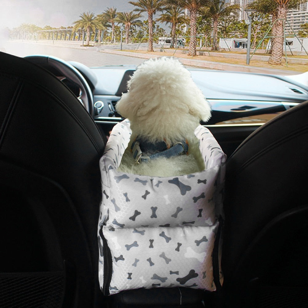 Dog Safe Car Seat Armrest Box Booster