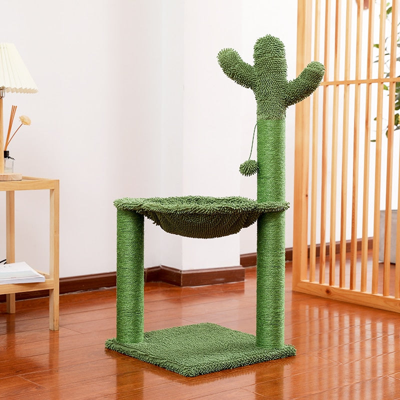 Cactus Cat Scratching Post with Sisal Rope