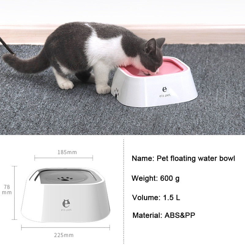 Dog Cat Floating Bowl Water Drinker