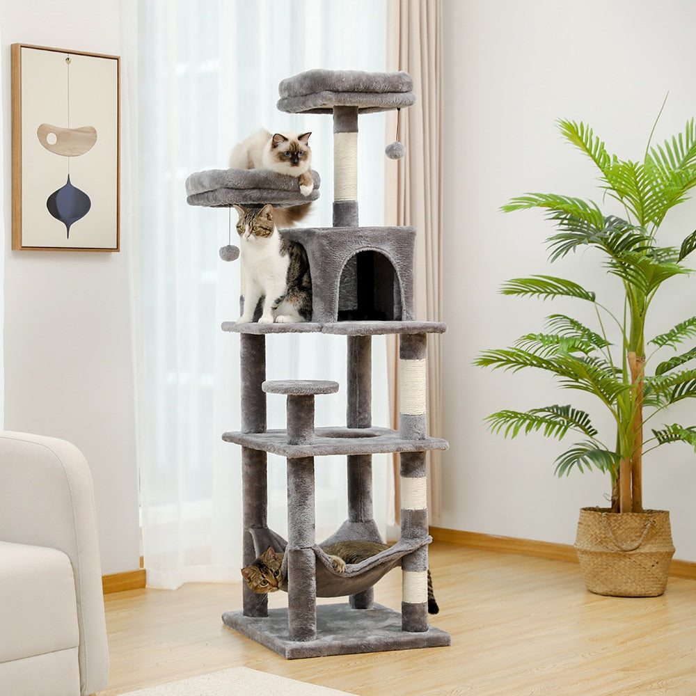 Luxury Pet Cat Tree House Condo Furniture