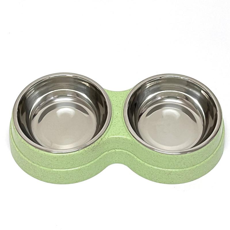 Double  Pet Food Feeding Bowl For Cat