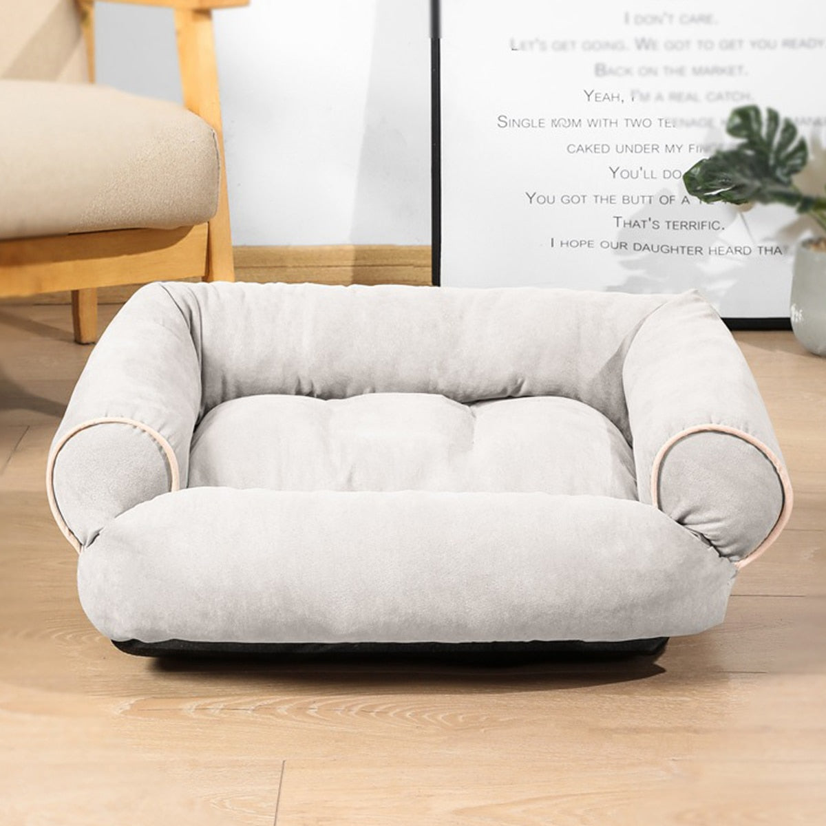 Soft Deep Sleep Bed Rectangle Sofa-Style