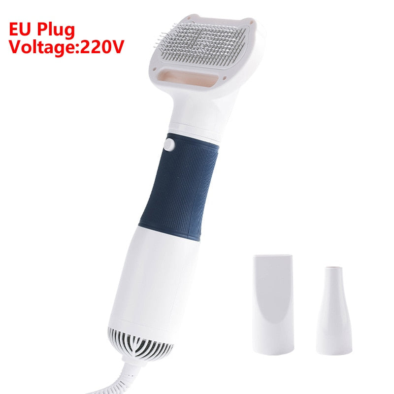 3 in 1 Quiet Pet Hair Dryers Comb Brush Grooming