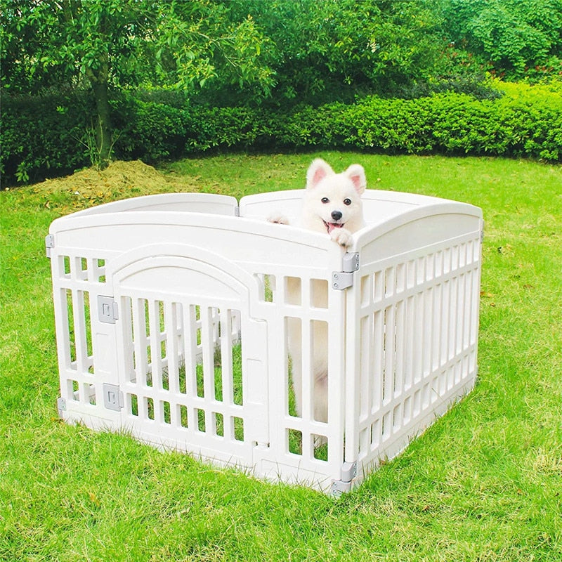 Playpen Foldable Gate  Heavy Plastic Exercise Pen