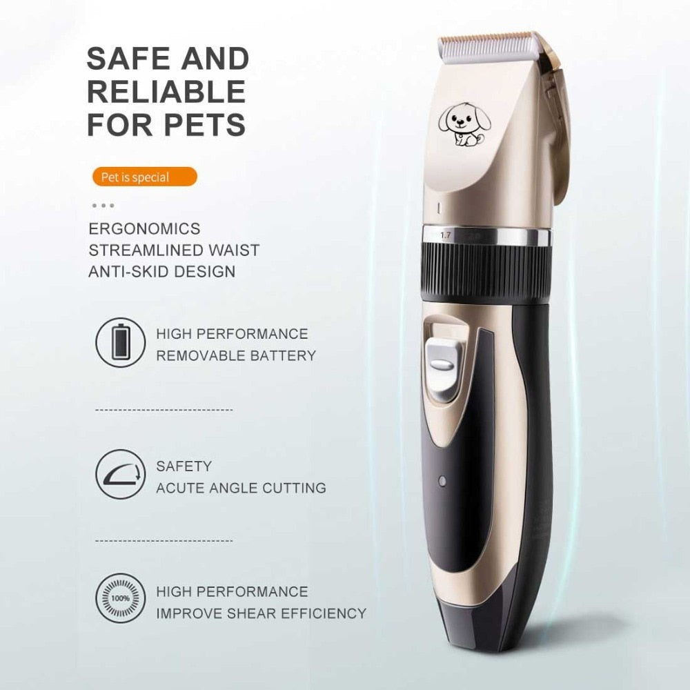 Professional Grooming Rechargeable Cat Dog Hair Trimmer