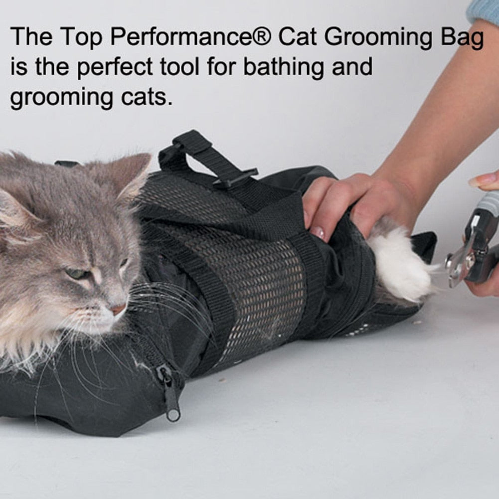 Cat Grooming Restraint Bag Pet Bath Wash