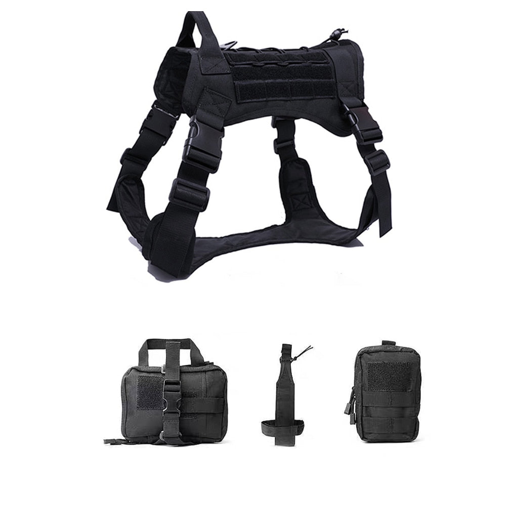 Tactical Dog Harnesses Pet Training Vest