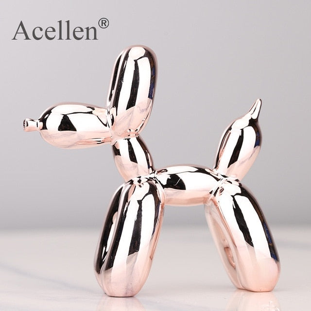 Dog Shape Statue Art Sculpture Figurine