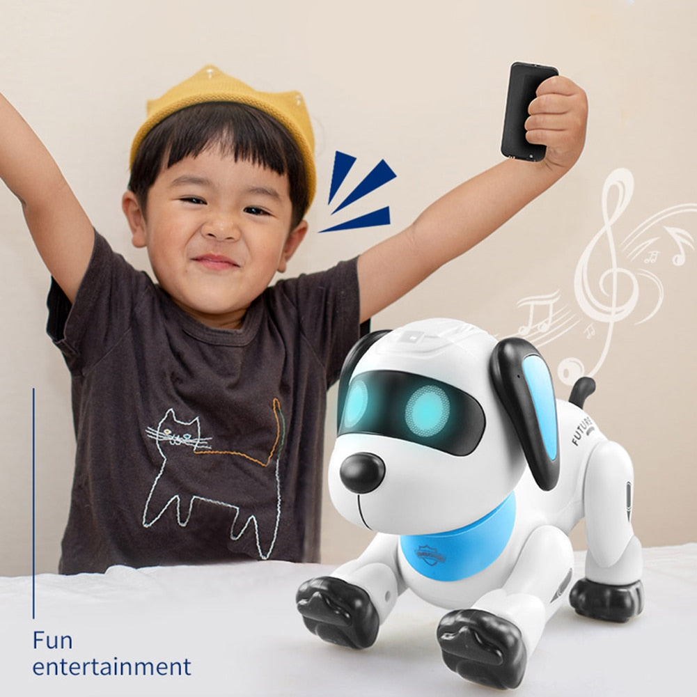 Intelligent Remote Voice Control Programming Robot Dog