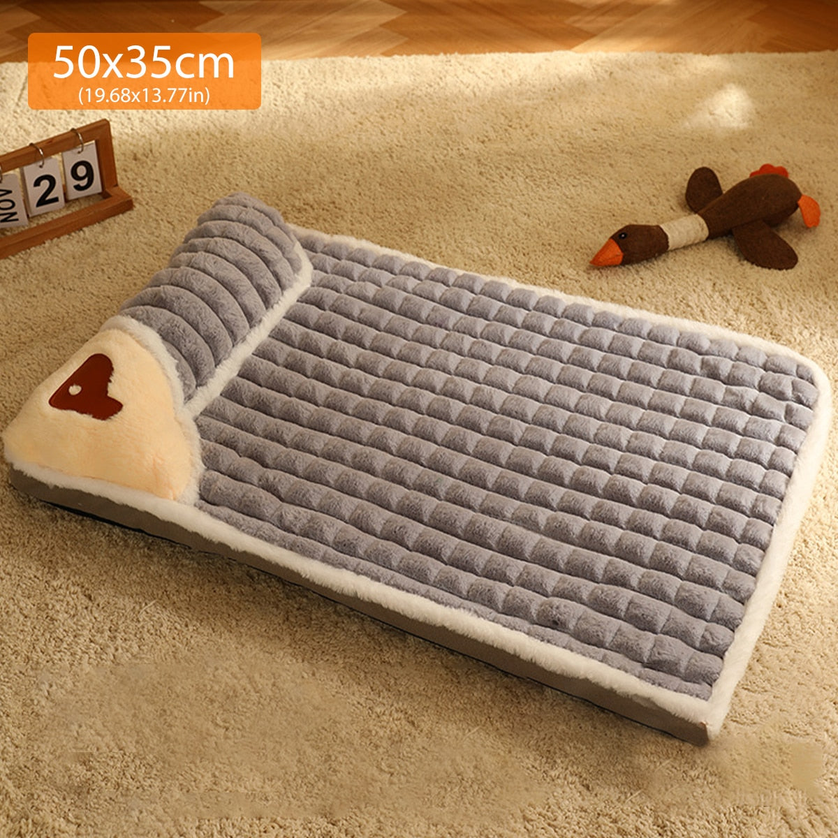 Orthopedic Dog Cat Bed with Pillow