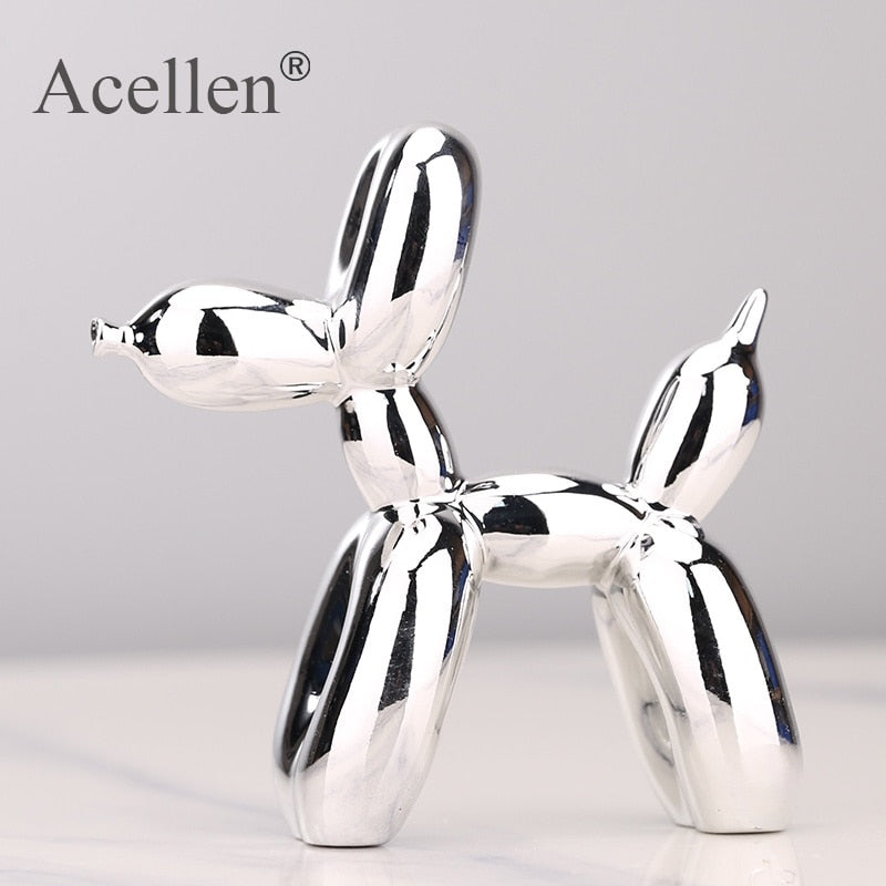 Dog Shape Statue Art Sculpture Figurine