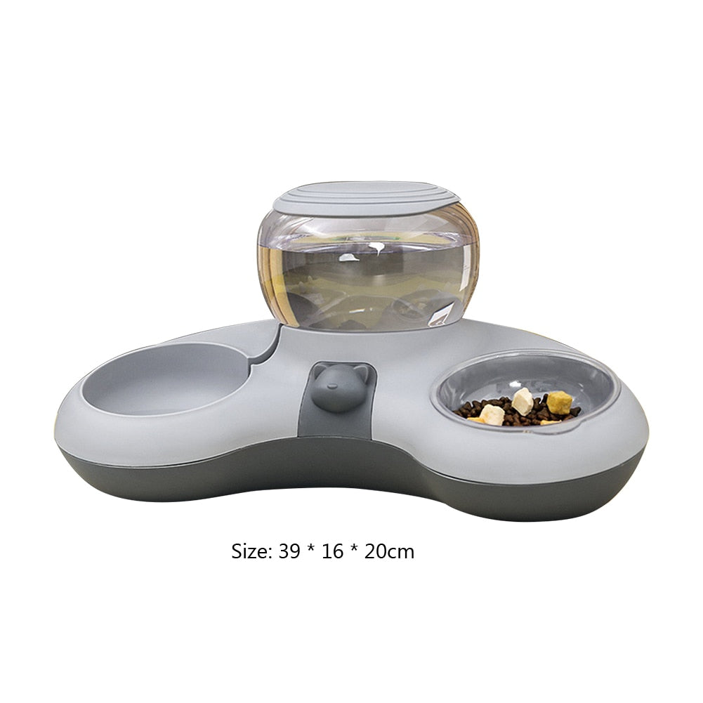 VKTECH Pet Cat Bowl Automatic Feeder