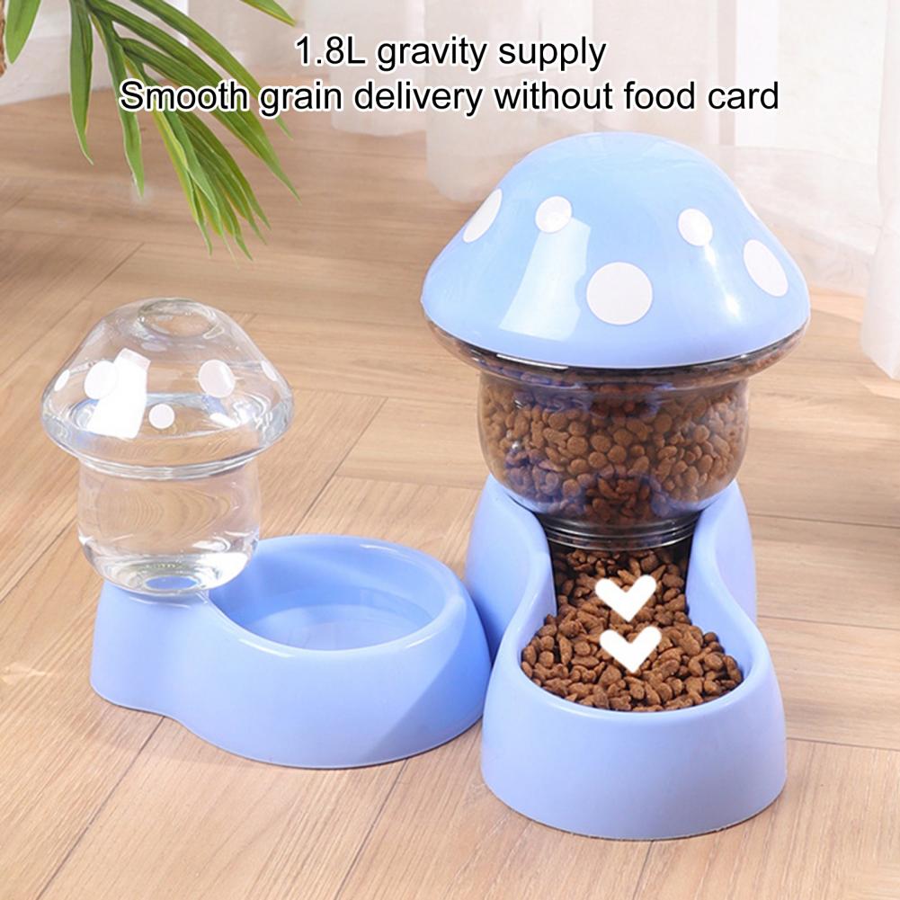 Pet Food Feeder  Practical Transparent Detachable