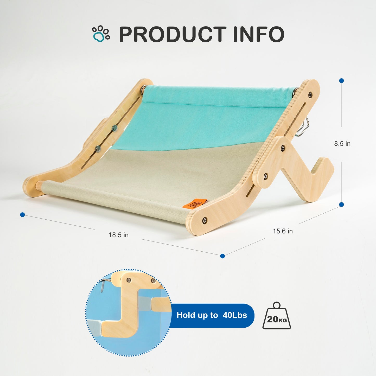 Mewoofun Sturdy Cat Window Perch