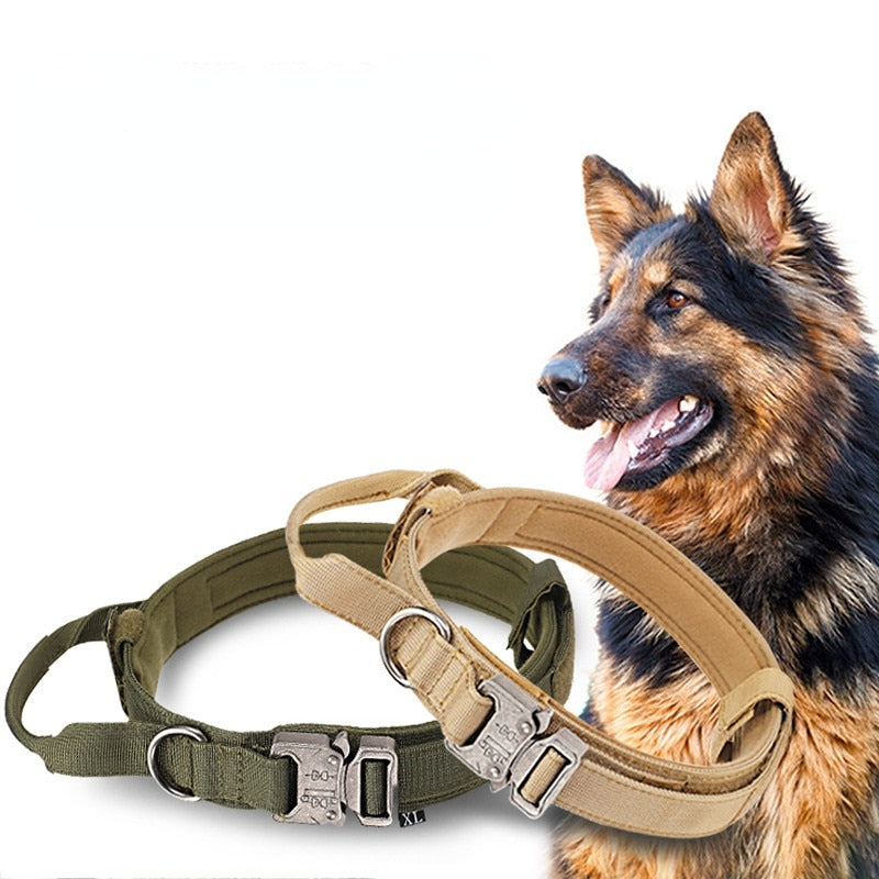 Military Tactical Dog Collar Nylon Adjustable