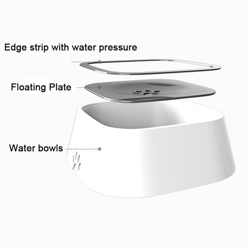 Dog Cat Floating Bowl Water Drinker