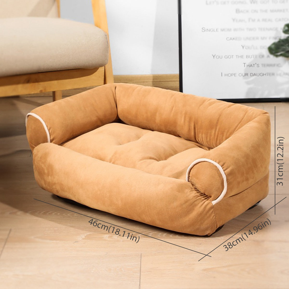 Soft Deep Sleep Bed Rectangle Sofa-Style