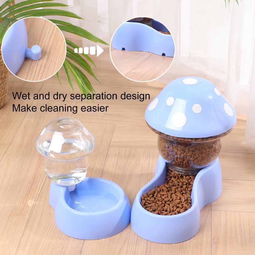 Pet Food Feeder  Practical Transparent Detachable