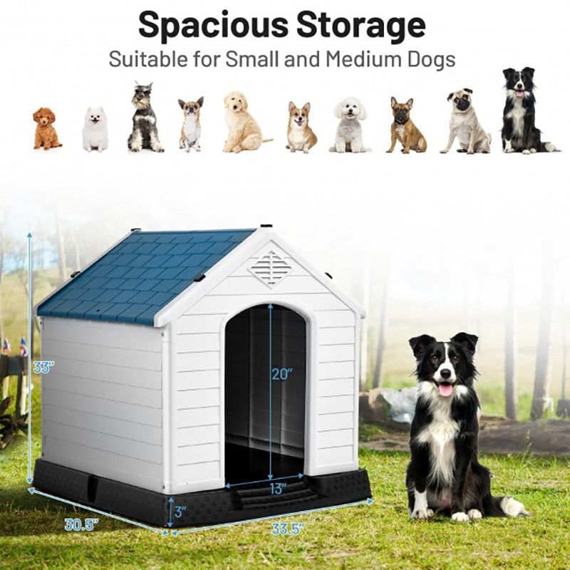 Plastic Waterproof Ventilate Puppy Dog House