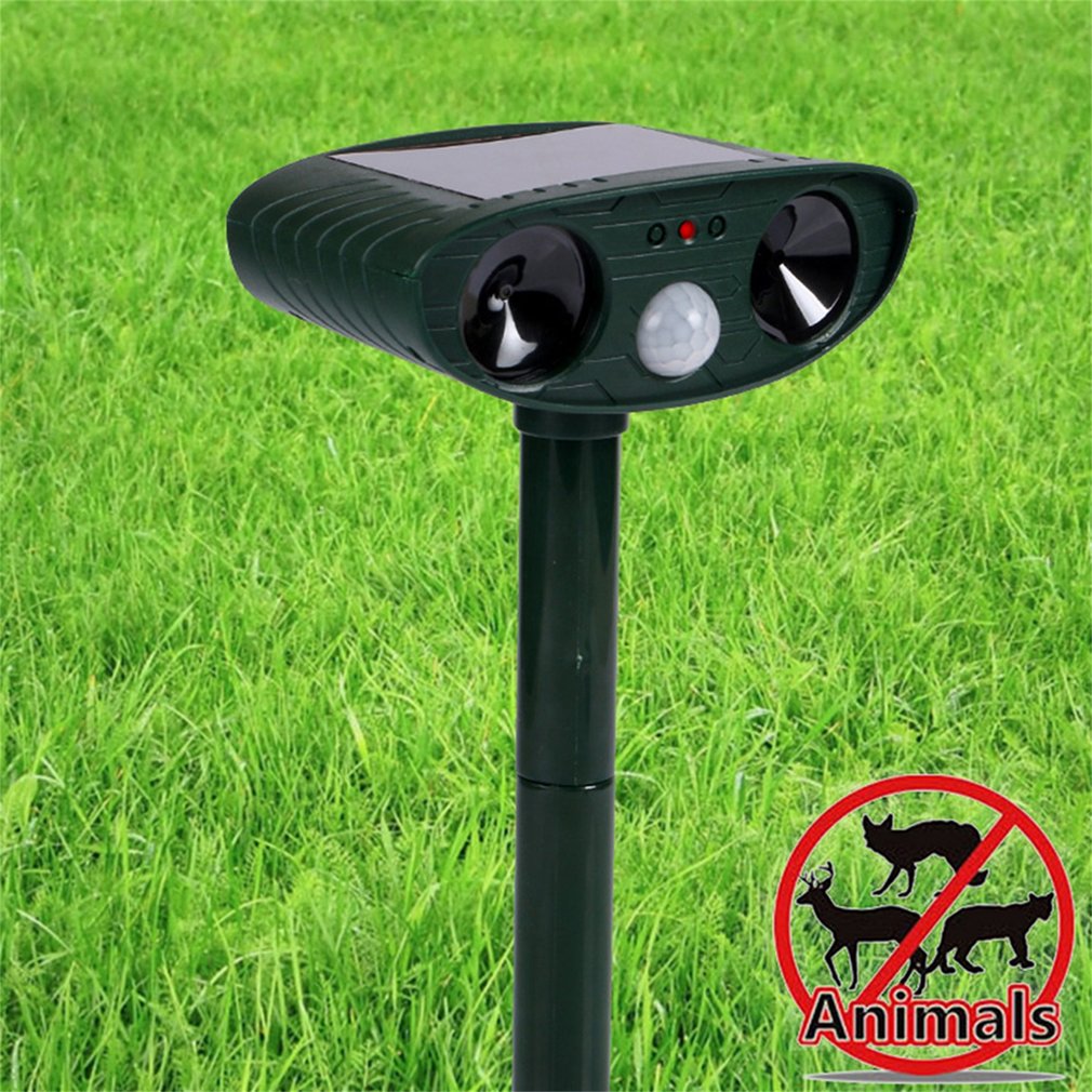 Ultrasonic Cat Dog Repellant Solar Powered