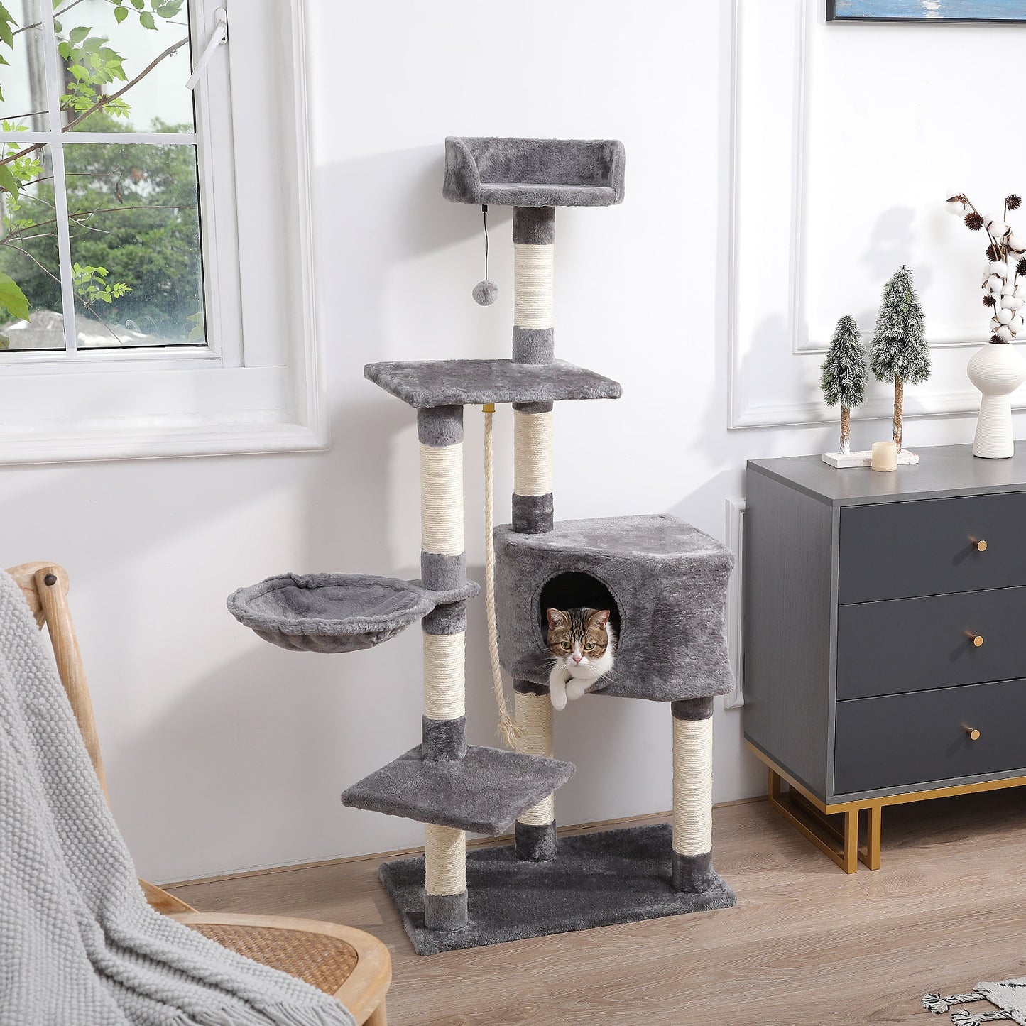 Multi-Level Cat Tree Tower Climb Furniture