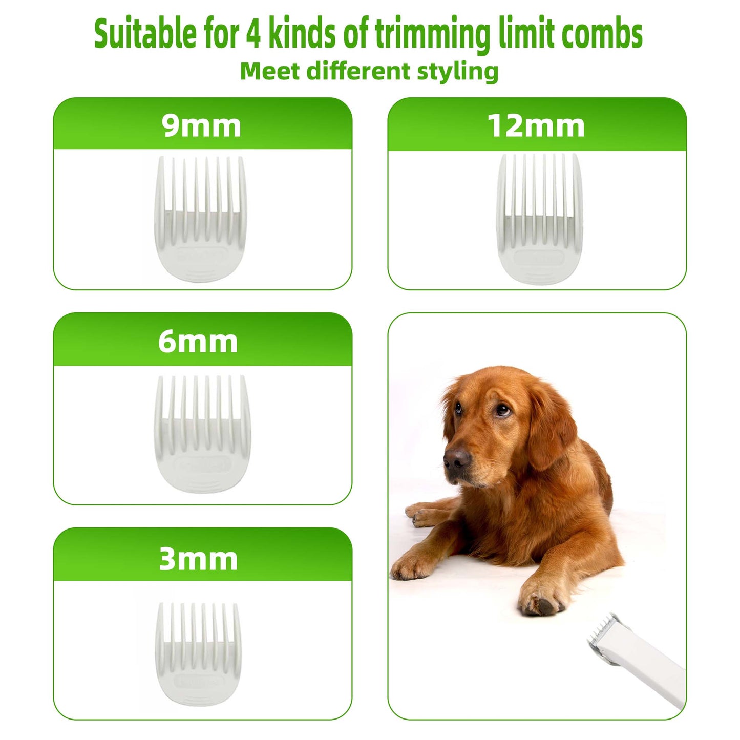 Electric Pet Grooming Clippers 6 in 1 Multifunction