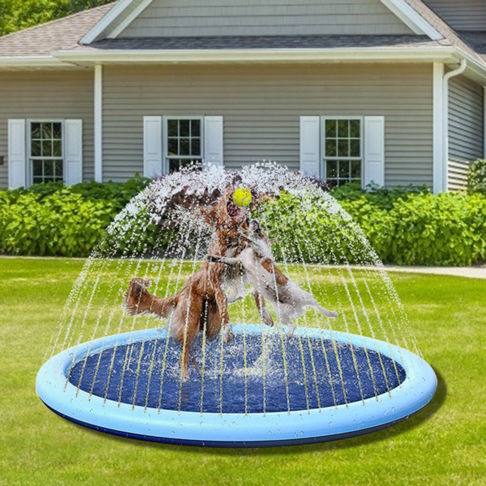 100/150/170cm Dogs Cats Kids Sprinkler Pad