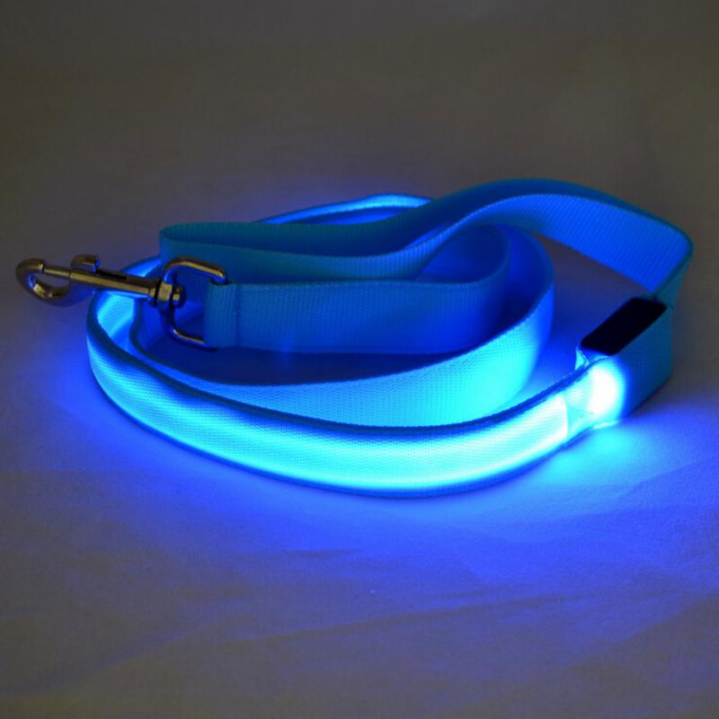 Pet USB Rechargeable Nylon Fabric Collar Ring