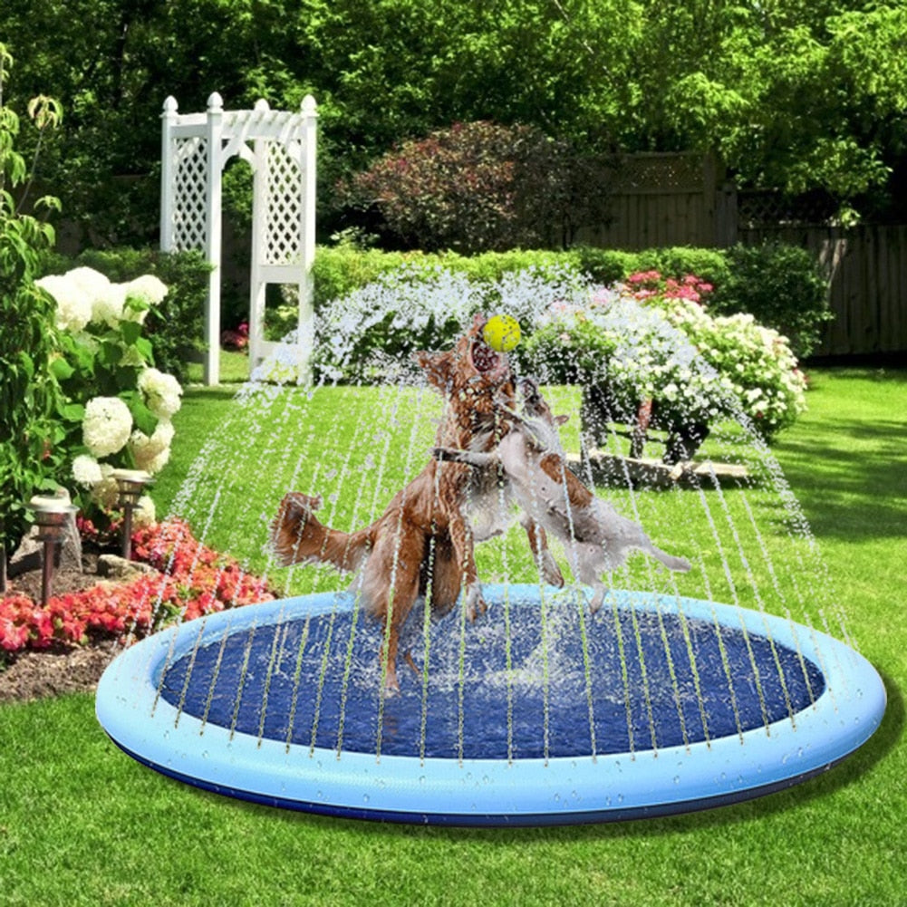 100/150/170cm Dogs Cats Kids Sprinkler Pad