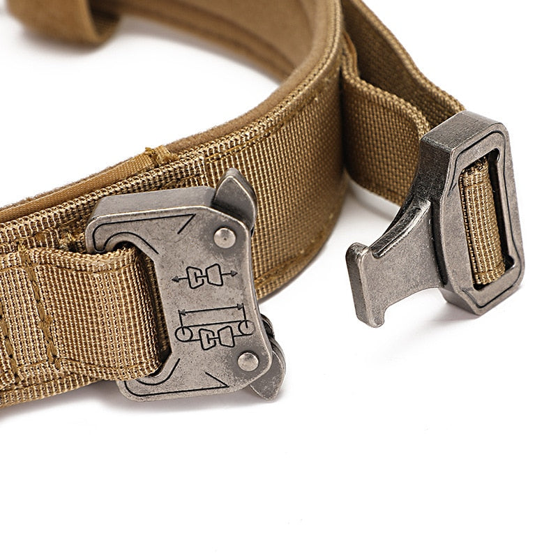 Military Tactical Dog Collar Nylon Adjustable