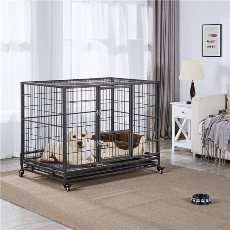 Heavy Duty Collapsible Dog Kennel and Crate