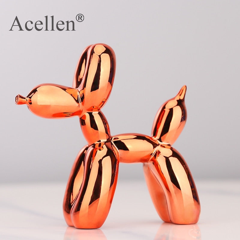 Dog Shape Statue Art Sculpture Figurine