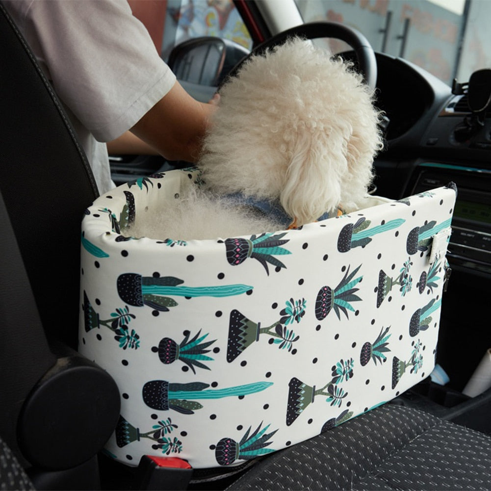 Dog Safe Car Seat Armrest Box Booster