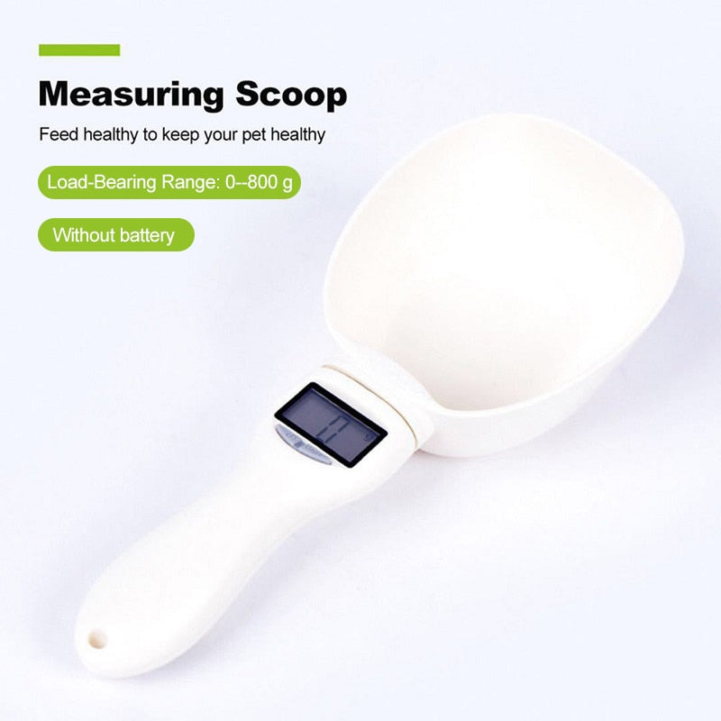 Pet Food Weighing Spoon Scale Electronic Measuring