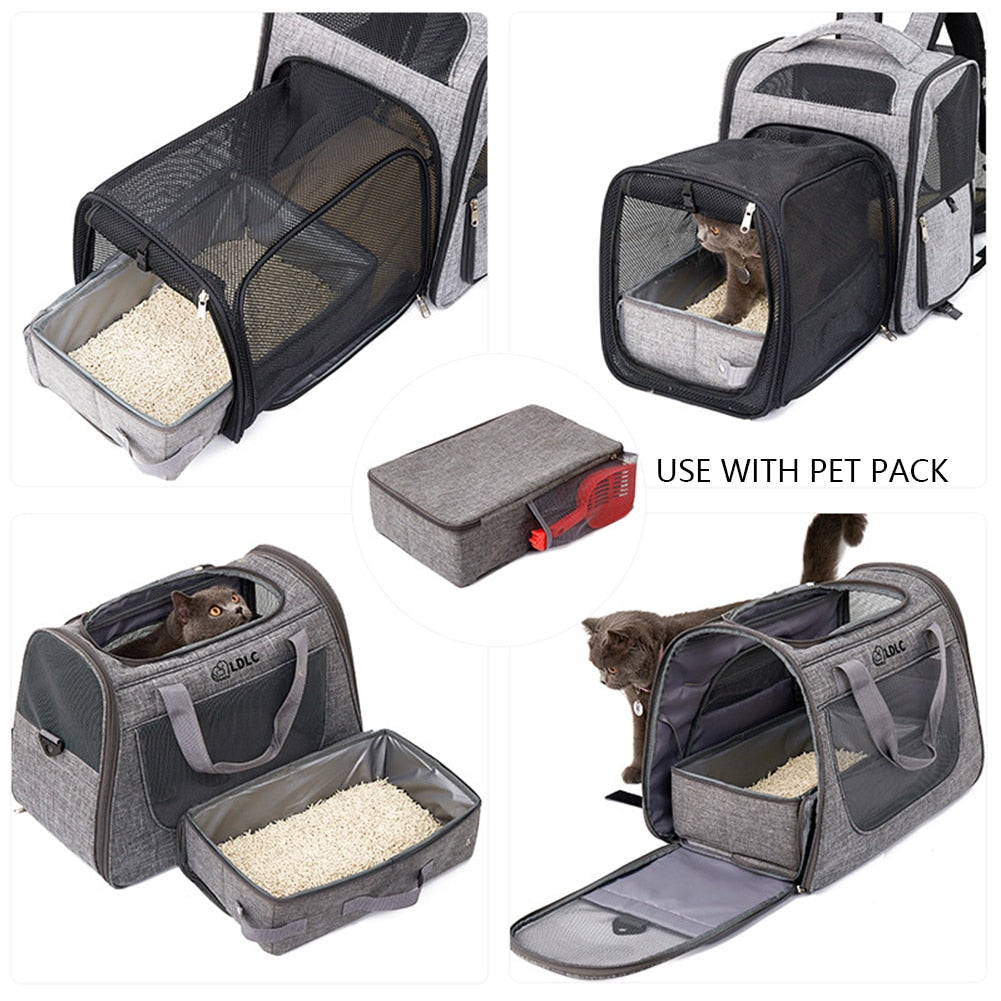 Foldable Outdoor Cat Litter Box