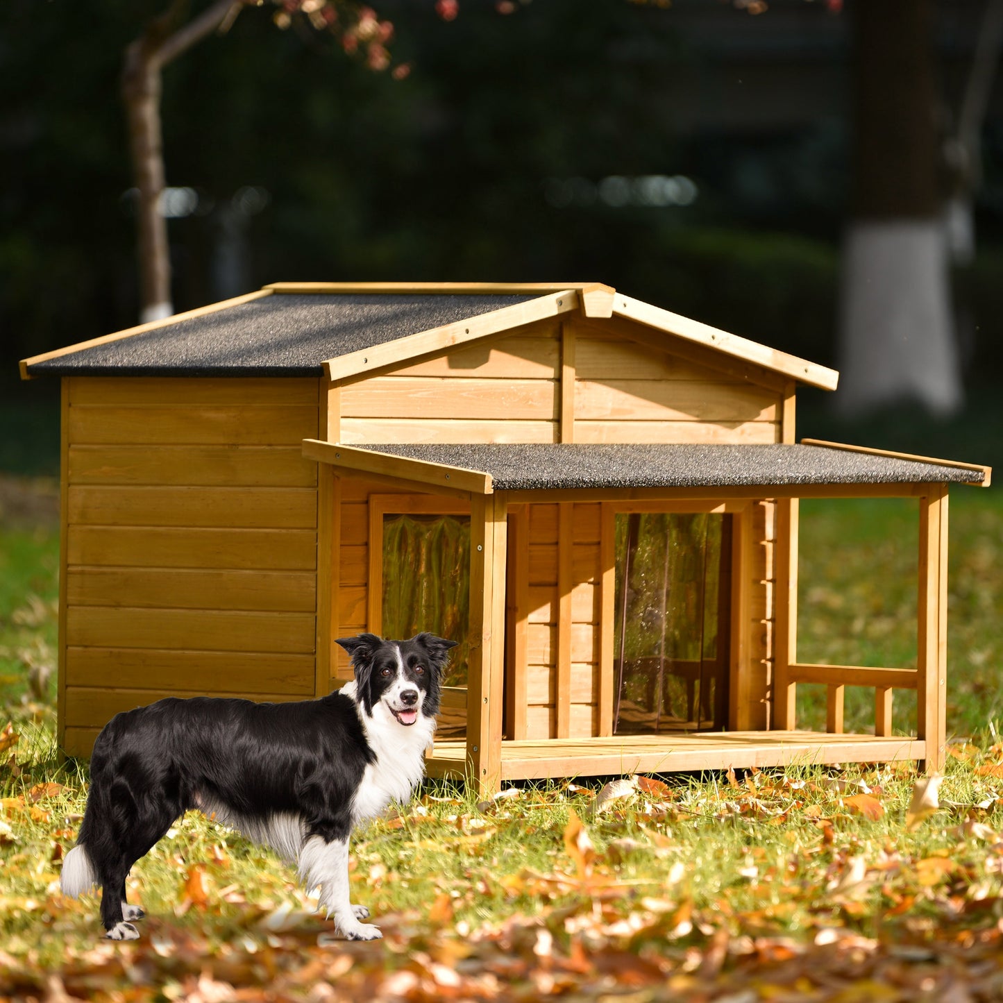 Large Wooden Dog House Outdoor