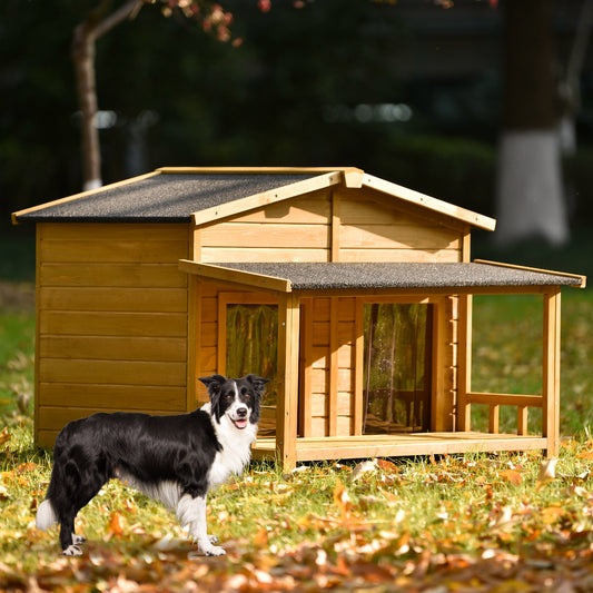 Large Wooden Dog House Outdoor