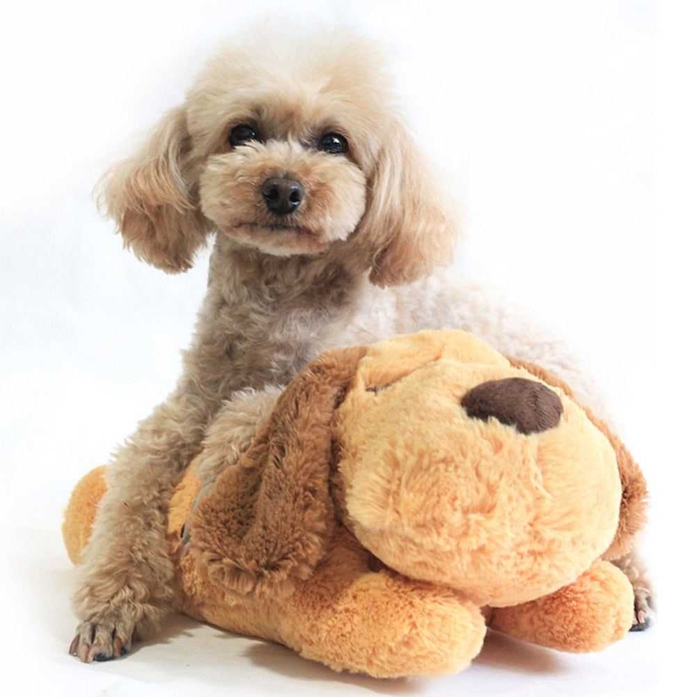 Heartbeat Pet Toy Plush Puppy  For Training