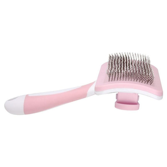 Pet Grooming Brush With Long Hair Button