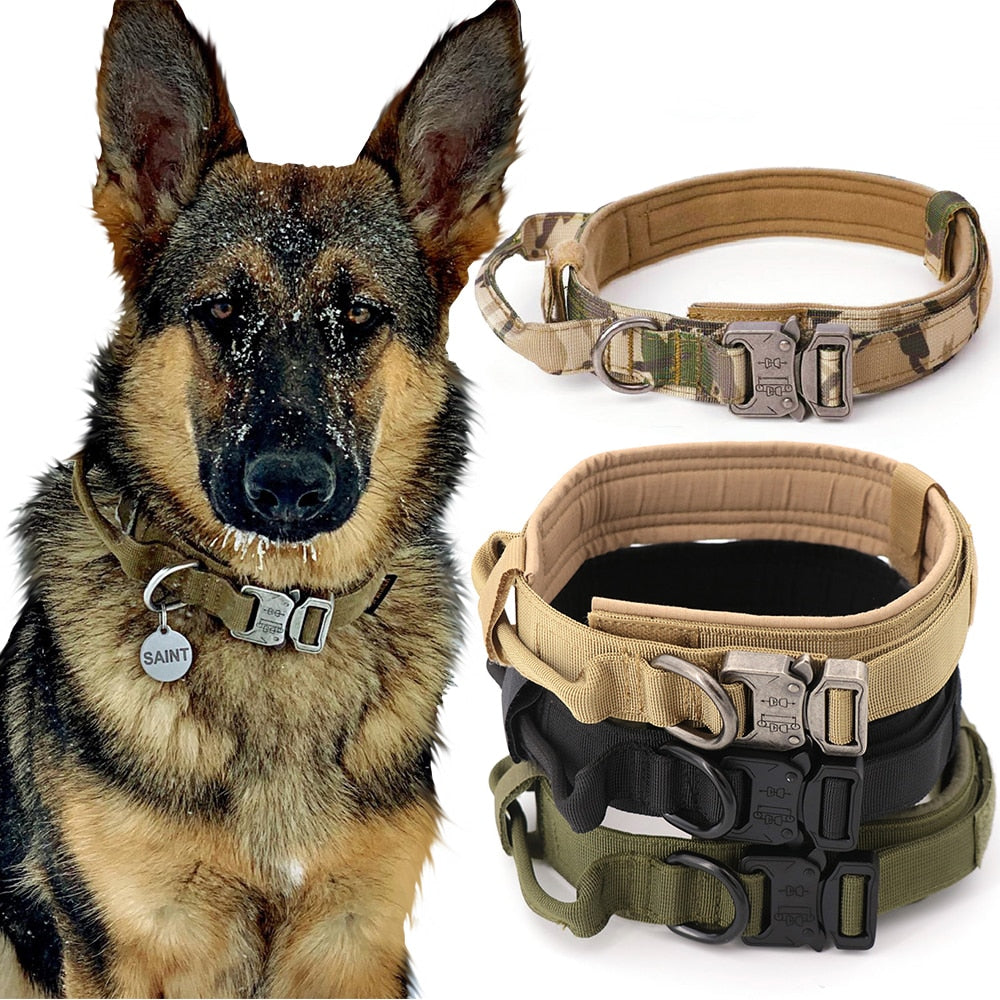 Dog Training Collar Adjustable Tactical Dog Collar