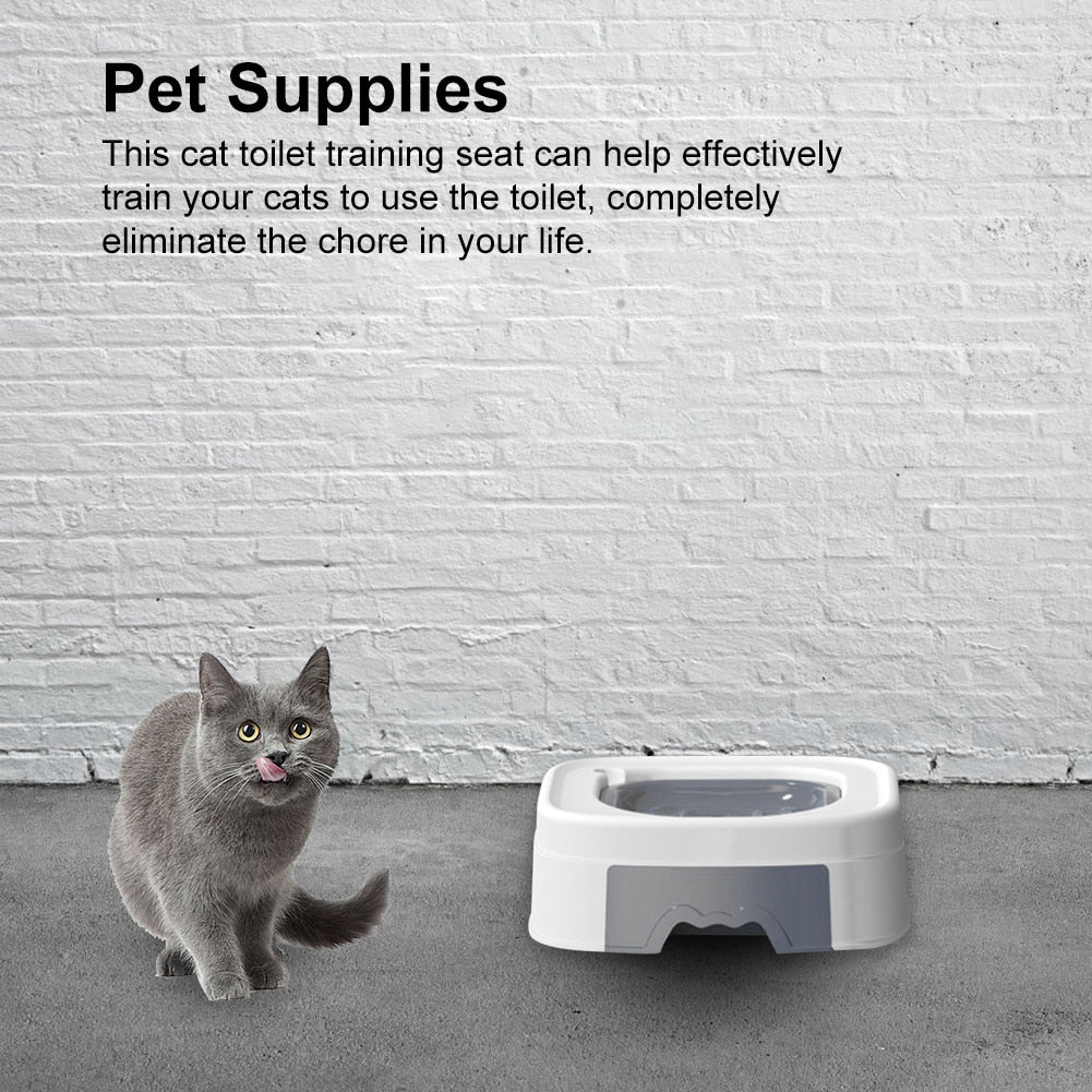 Pet Cat Training Toilet Plastic