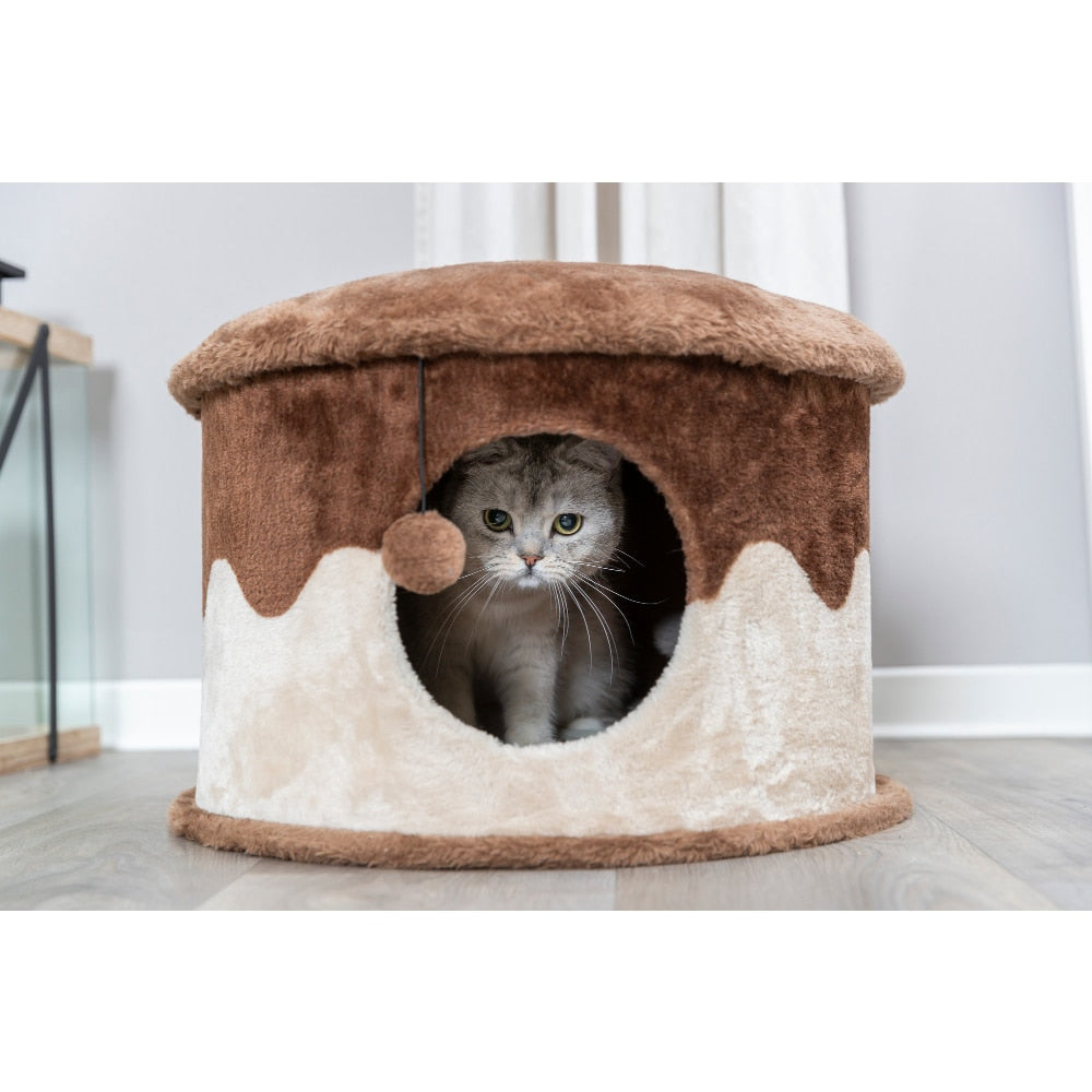 BOUSSAC Cozy Plush Cover Cat Condo