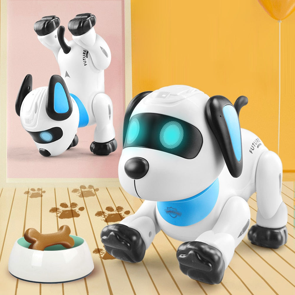 Intelligent Remote Voice Control Programming Robot Dog