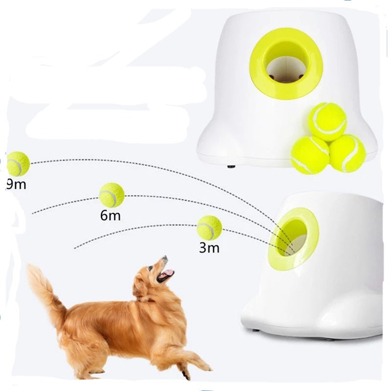 Dog Toys Tennis Launcher Automatic Throwing Machine