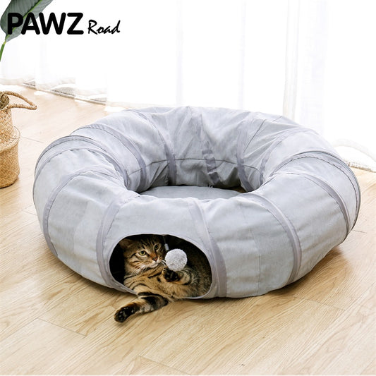 Cat Tunnel Toy Cat Pop Up Bed Collapsible